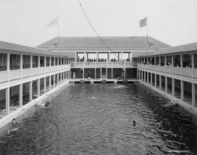 Bathing Pool in the Casino, Palm Beach, Florida by Detroit Publishing Co.